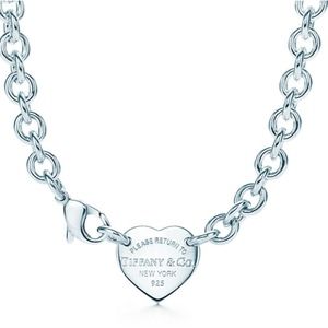 Return to Tiffany Heart Tag Choker